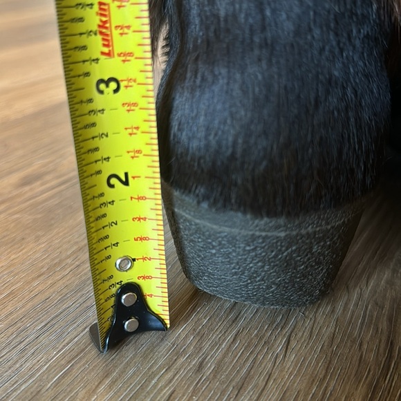 vtg Italian Tecnica 70s 80s brown goat fur mukluk muk luk boots size 7.5 cute - Picture 9 of 15